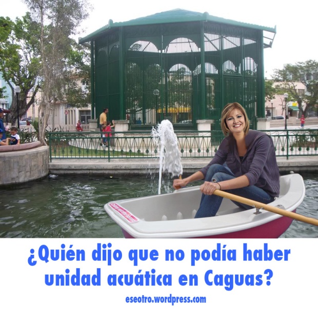 ¿Quién dijo que no podía haber unidad acuática en Caguas?